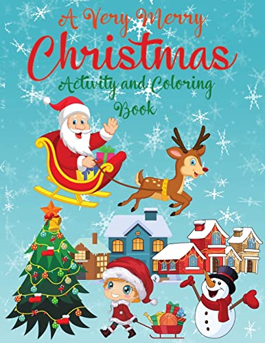 A Very Merry Christmas Alphabet Activity Book For Kids Ages 4-8