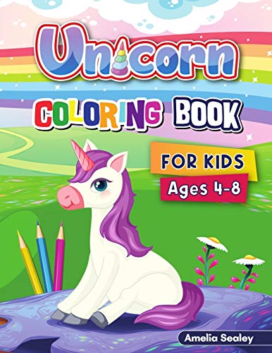 Unicorn Coloring Book For Kids: Unicorn Coloring Pages, Magical Unicorn Coloring Activity Book For Children, Cute Unicorn Designs
