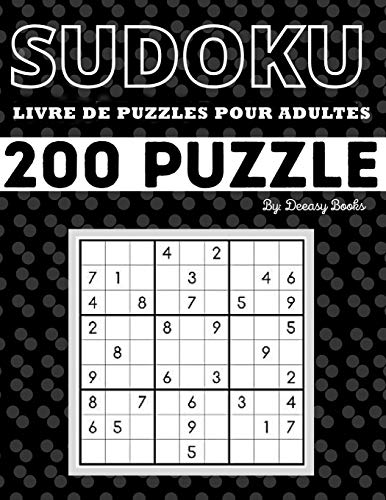 Sudoku- Livre De Puzzles Pour Adultes (French Edition)