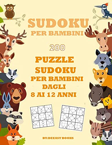 Libro Di Sudoku Per Bambini (Italian Edition)