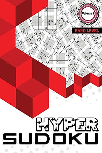 Hyper Sudoku: 400 Hard Level Sudoku, Sudoku Hard Puzzle Books, Hard Sudoku Books For Adults, Volume 2 - Paperback