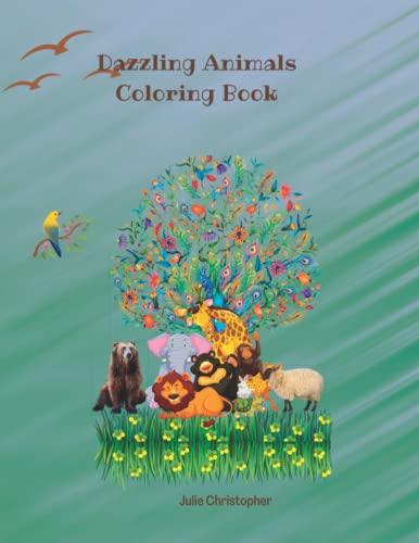 Dazzling Animals Coloring Book