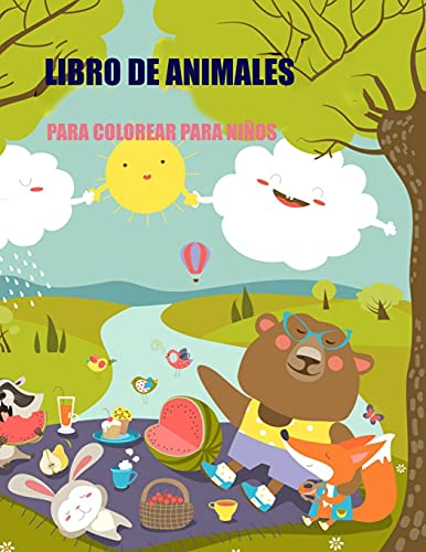 Libro De Animales Para Colorear Para Ni??Os (Spanish Edition)