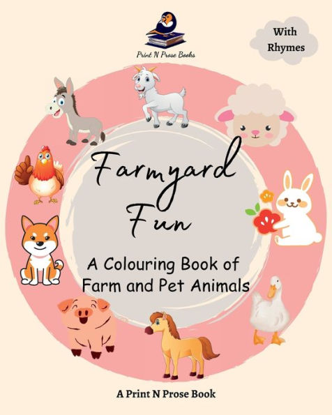 Farmyard Fun: A Colouring Book of Farm and Pet Animals