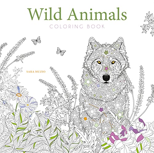 Wild Animals Coloring Book