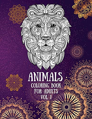 Animals Coloring Book For Adults Vol. 1