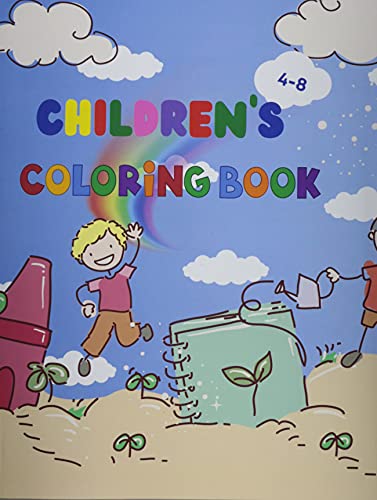 Children's Coloring Book: Amazing Children's Coloring Book Early Learning And Giant Simple Picture Coloring Book For Toddlers Activity Book For Girls And Boys Ages 4-8 - 9789319856249