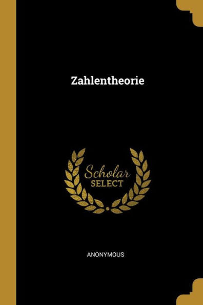 Zahlentheorie (German Edition) - 9780274397068
