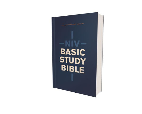 Niv, Basic Study Bible, Economy Edition, Paperback, Blue, Red Letter