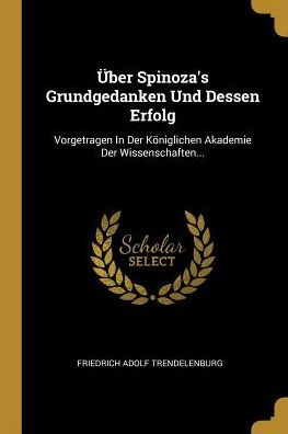 Über Spinoza's Grundgedanken Und Dessen Erfolg: Vorgetragen In Der Königlichen Akademie Der Wissenschaften... (German Edition)