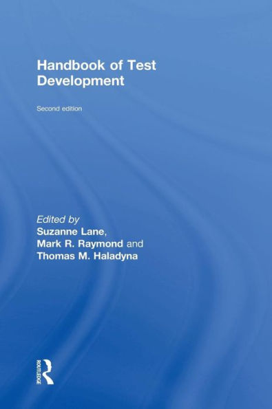 Handbook Of Test Development (Educational Psychology Handbook) - 9780415626019