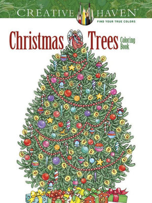 Creative Haven Christmas Trees Coloring Book (Adult Coloring Books: Christmas)