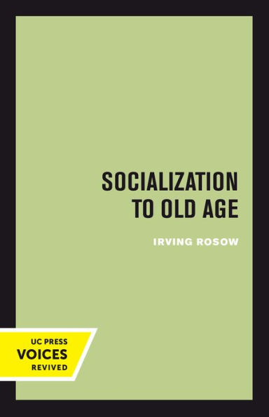 Socialization To Old Age