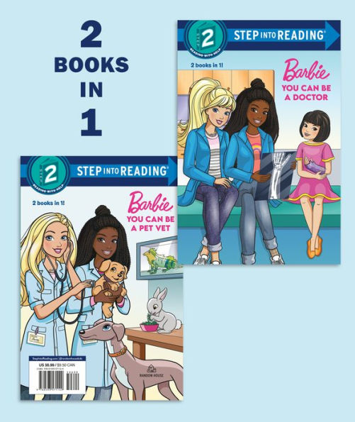 You Can Be A Doctor/You Can Be A Pet Vet (Barbie) (Step Into Reading)