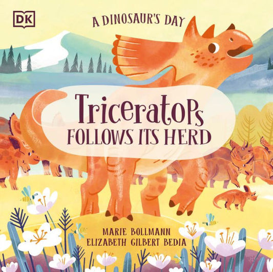 A Dinosaur'S Day: Triceratops Follows Its Herd