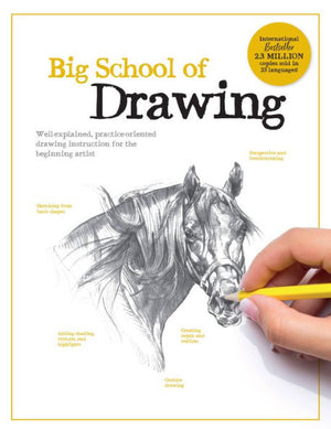 Big School Of Drawing: Well-Explained, Practice-Oriented Drawing Instruction For The Beginning Artist (Big School Of Drawing, 1)