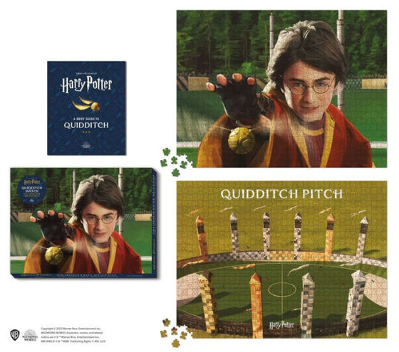 Rompecabezas de 1000 piezas de doble cara 2 en 1 de Harry Potter Quidditch Match