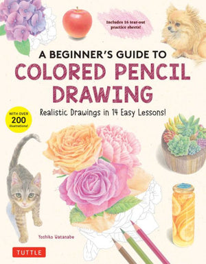 A Beginner'S Guide To Colored Pencil Drawing: Realistic Drawings In 14 Easy Lessons! (With Over 200 Illustrations)