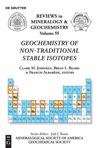 Geochemistry Of Non-Traditional Stable Isotopes (Reviews In Mineralogy & Geochemistry)