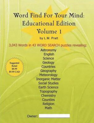 Word Find For Your Mind: Educational Edition (Volume)