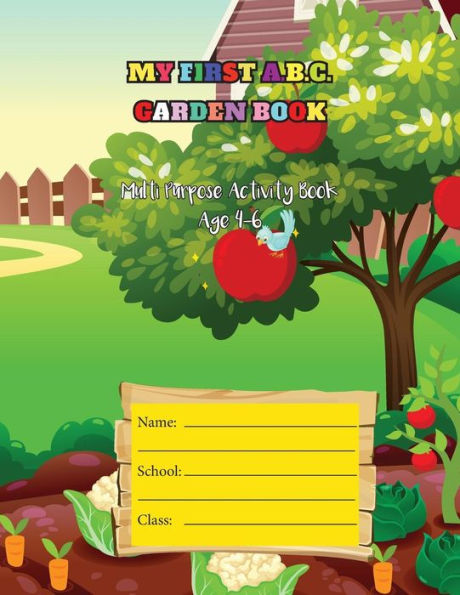 My First Abc Garden Coloring Book