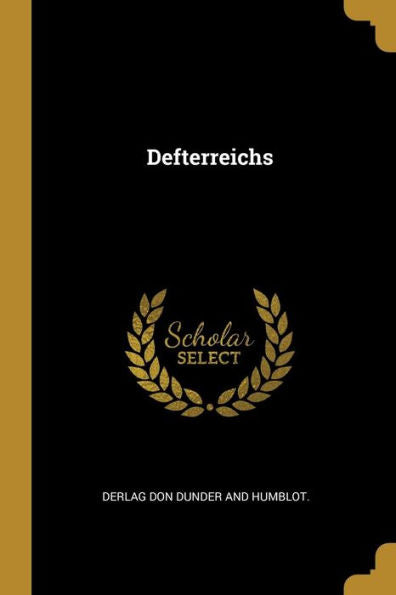 Defterreichs (German Edition)