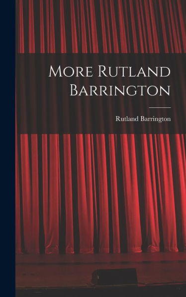 More Rutland Barrington - 9781017180169