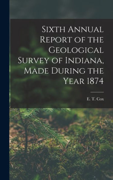 Sixth Annual Report Of The Geological Survey Of Indiana, Made During The Year 1874 - 9781017906134