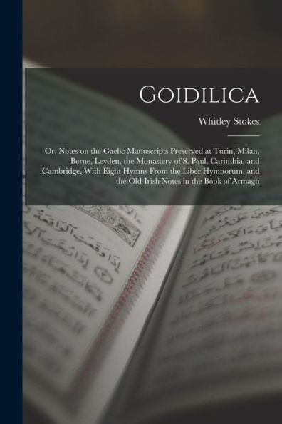 Goidilica; Or, Notes On The Gaelic Manuscripts Preserved At Turin, Milan, Berne, Leyden, The Monastery Of S. Paul, Carinthia, And Cambridge, With ... And The Old-Irish Notes In The Book Of Armagh - 9781018140810