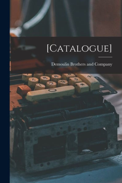 [Catalogue] - 9781018584713
