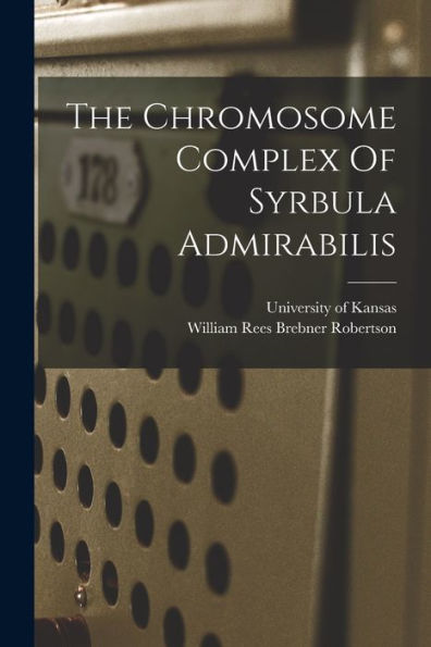 The Chromosome Complex Of Syrbula Admirabilis