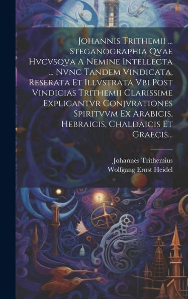 Johannis Trithemii ... Steganographia Qvae Hvcvsqva A Nemine Intellecta ... Nvnc Tandem Vindicata, Reserata Et Illvstrata Vbi Post Vindicias Trithemii ... Chaldaicis Et Graecis... (Latin Edition)