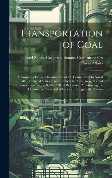 Transportation Of Coal: Hearings Before A Subcommittee Of The Committee On Naval Affairs, United States Senate, Sixty-Third Congress, Second Session ... On Naval Affairs To Investigate The Natura - 9781020295553