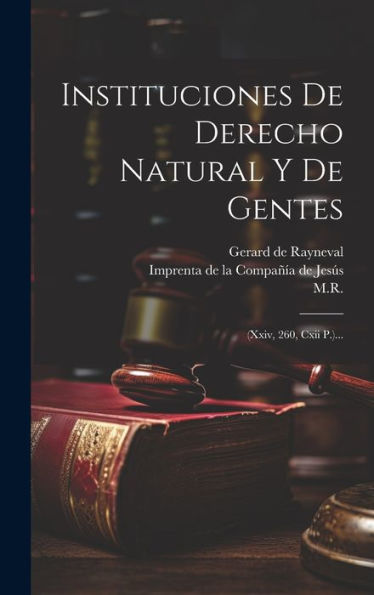 Instituciones De Derecho Natural Y De Gentes: (Xxiv, 260, Cxii P.)... (Spanish Edition)