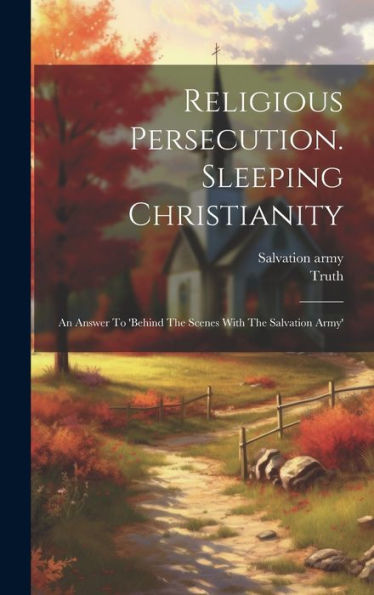 Religious Persecution. Sleeping Christianity: An Answer To 'Behind The Scenes With The Salvation Army'