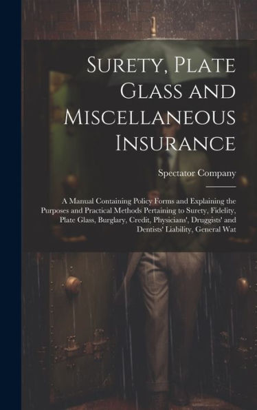 Surety, Plate Glass And Miscellaneous Insurance: A Manual Containing Policy Forms And Explaining The Purposes And Practical Methods Pertaining To ... And Dentists' Liability, General Wat