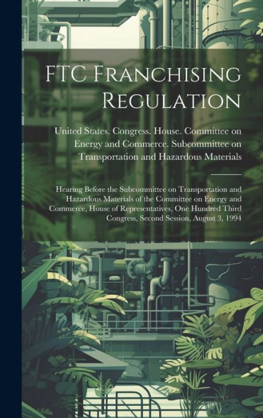 Ftc Franchising Regulation: Hearing Before The Subcommittee On Transportation And Hazardous Materials Of The Committee On Energy And Commerce, House ... Congress, Second Session, August 3, 1994 - 9781020790331