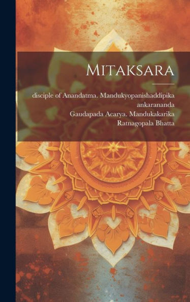 Mitaksara (Sanskrit Edition) - 9781020792571