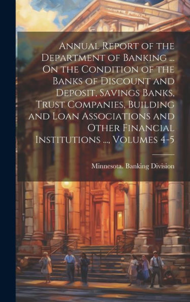 Annual Report Of The Department Of Banking ... On The Condition Of The Banks Of Discount And Deposit, Savings Banks, Trust Companies, Building And ... Other Financial Institutions ..., Volumes 4-5