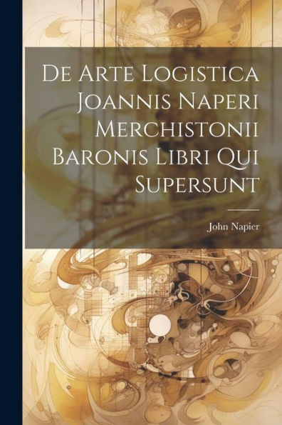 De Arte Logistica Joannis Naperi Merchistonii Baronis Libri Qui Supersunt
