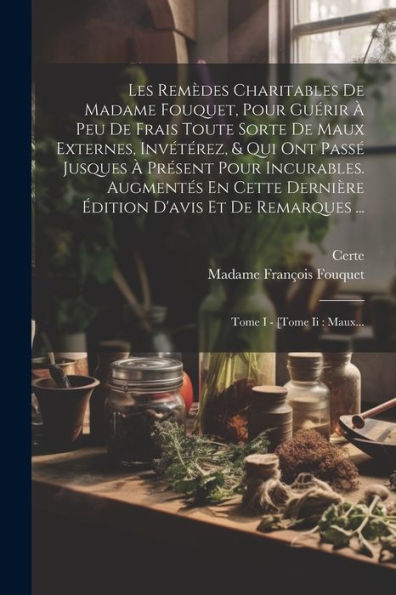 Les Remèdes Charitables De Madame Fouquet, Pour Guérir À Peu De Frais Toute Sorte De Maux Externes, Invétérez, & Qui Ont Passé Jusques À Présent Pour ... Tome I - [Tome Ii: Maux... (French Edition)