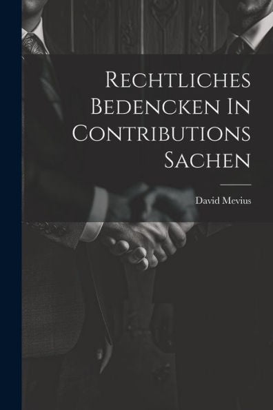 Rechtliches Bedencken In Contributions Sachen