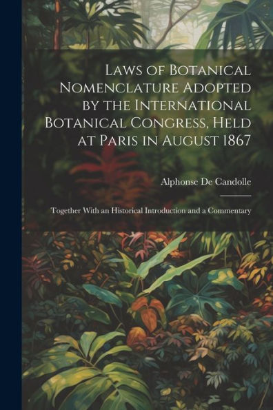 Laws Of Botanical Nomenclature Adopted By The International Botanical Congress, Held At Paris In August 1867; Together With An Historical Introduction And A Commentary