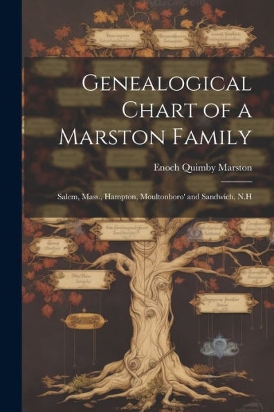 Genealogical Chart Of A Marston Family; Salem, Mass., Hampton, Moultonboro' And Sandwich, N.H