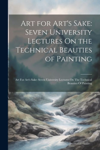 Art For Art's Sake: Seven University Lectures On The Technical Beauties Of Painting: Art For Art's Sake: Seven University Lectures On The Technical Beauties Of Painting