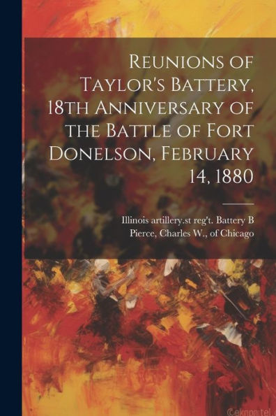 Reunions Of Taylor's Battery, 18Th Anniversary Of The Battle Of Fort Donelson, February 14, 1880