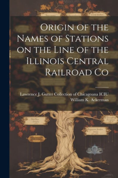 Origin Of The Names Of Stations On The Line Of The Illinois Central Railroad Co