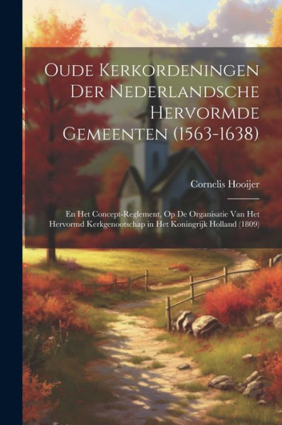 Oude Kerkordeningen Der Nederlandsche Hervormde Gemeenten (1563-1638): En Het Concept-Reglement, Op De Organisatie Van Het Hervormd Kerkgenootschap In Het Koningrijk Holland (1809) (Dutch Edition)