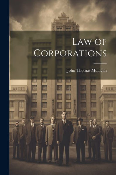 Law Of Corporations