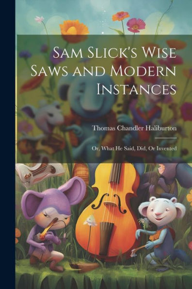 Sam Slick's Wise Saws And Modern Instances: Or, What He Said, Did, Or Invented